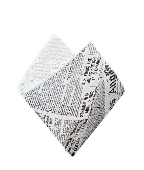 SACCHETTO PORTA PANINO ANTIGRASSO JOURNAL CM 13X14 PZ 1000