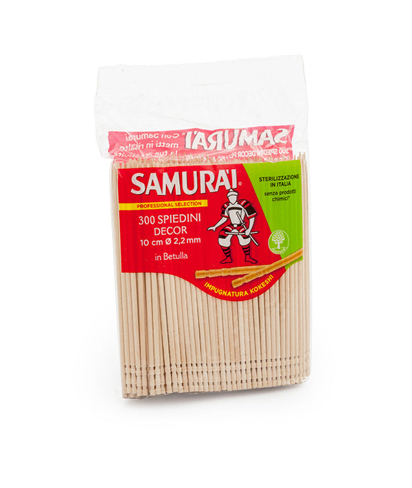 SPIEDINI PER LONG DRINKS CM 10 SAMURAI PZ 300
