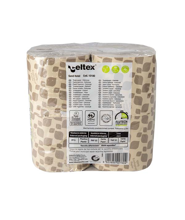 CARTA IGIENICA FASCETTATA ECO 2 VELI E-TISSUE PZ 4