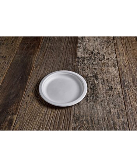 PIATTI DESSERT AVORIO BIODEGRADABILI CM 18 PZ 50