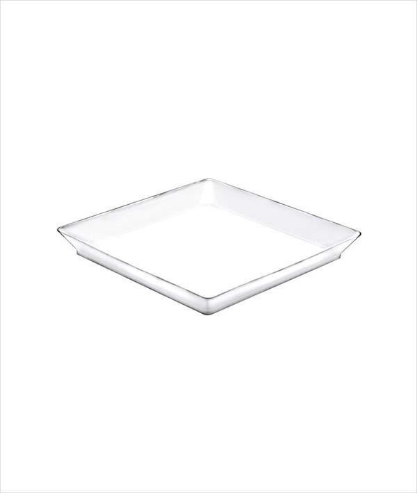 VASSOIO MEDIUM TRASPARENTE CM 13X13 PZ 12