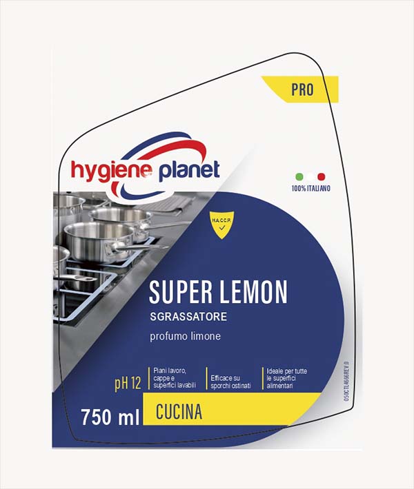 SGRASSATORE LIMONE SUPER LEMON HYGIENE PLANET ML 750