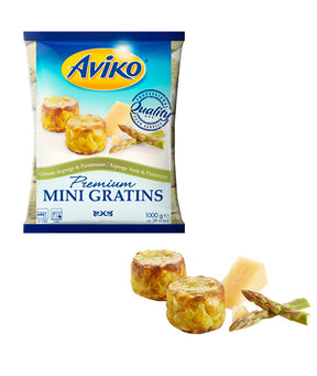 GRATIN MINI PATATE/ASPARAGI/PARMIGIANO S/GLUTINE AVIKO KG 1