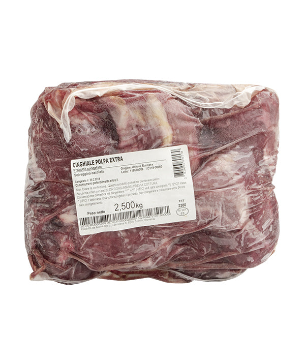 POLPA DI CINGHIALE UE EXTRA CONGELATA KG 2,5