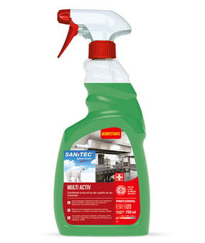 DETERGENTE DISINFETTANTE SENZA RISCIACQUO P.M.C. MULTI ACTIV
1821 SANITEC ML 750